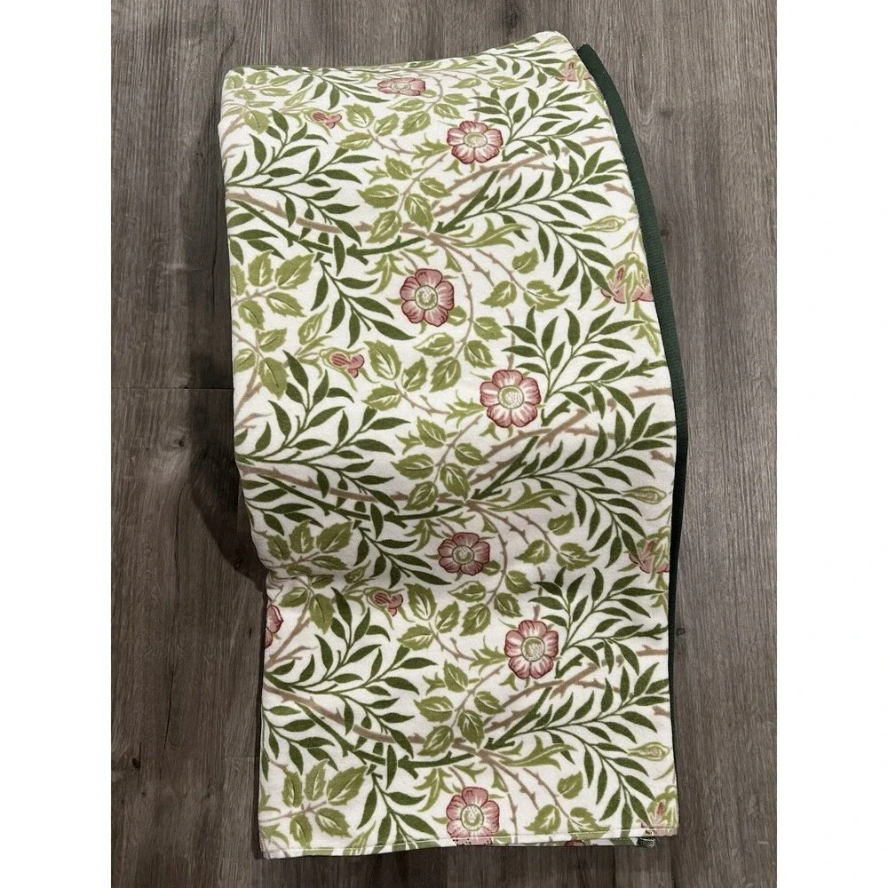 Morris & Co. Sweet Briar Bath Towel 4 PC Set Green Pink Floral 30 X 54 New